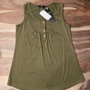 Green tank top